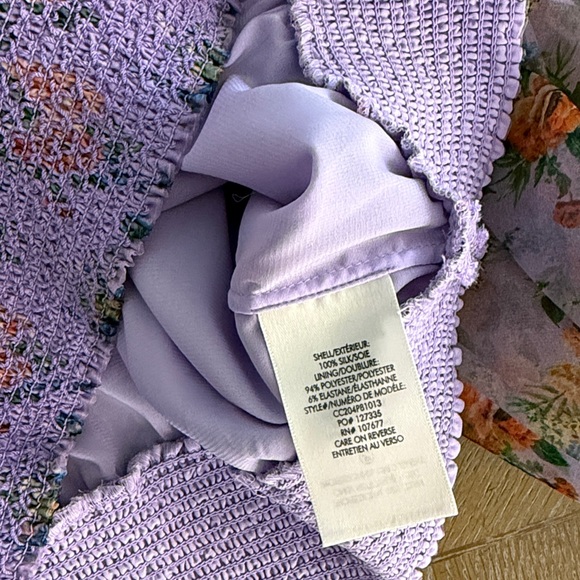 ALICE + OLIVIA Caprina Silk Puff Sleeve Crop Top M - Picture 15 of 15